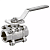 Кран шаровой сегментный Camozzi V-3MH-V V3MH-316-PP-020V